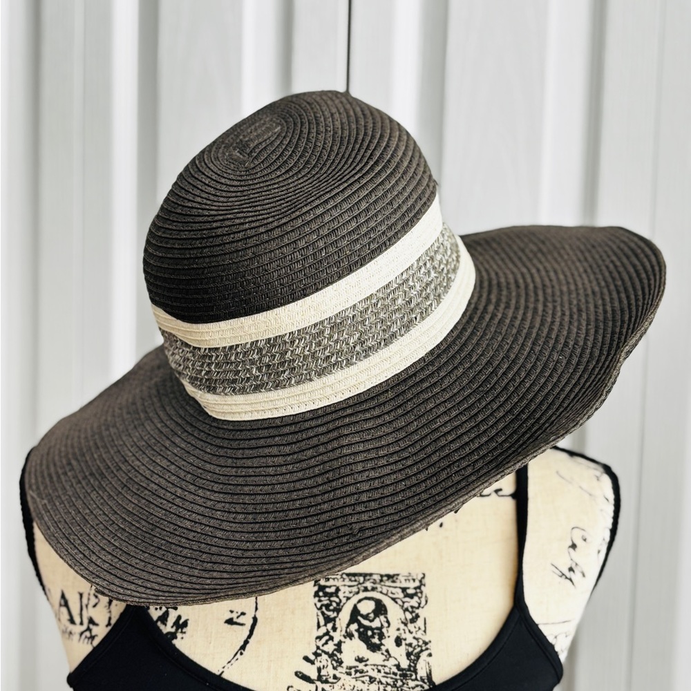 La Vie en Rose Black Sun Hat